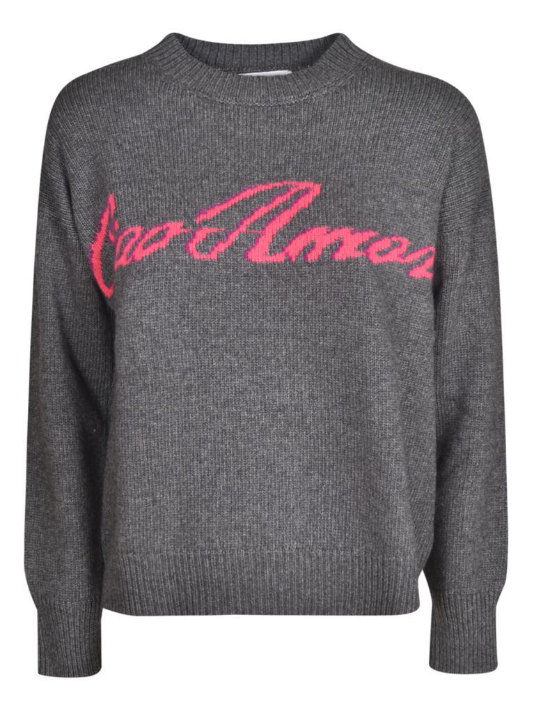 Ciao Amore Embroidered Rib Sweater
