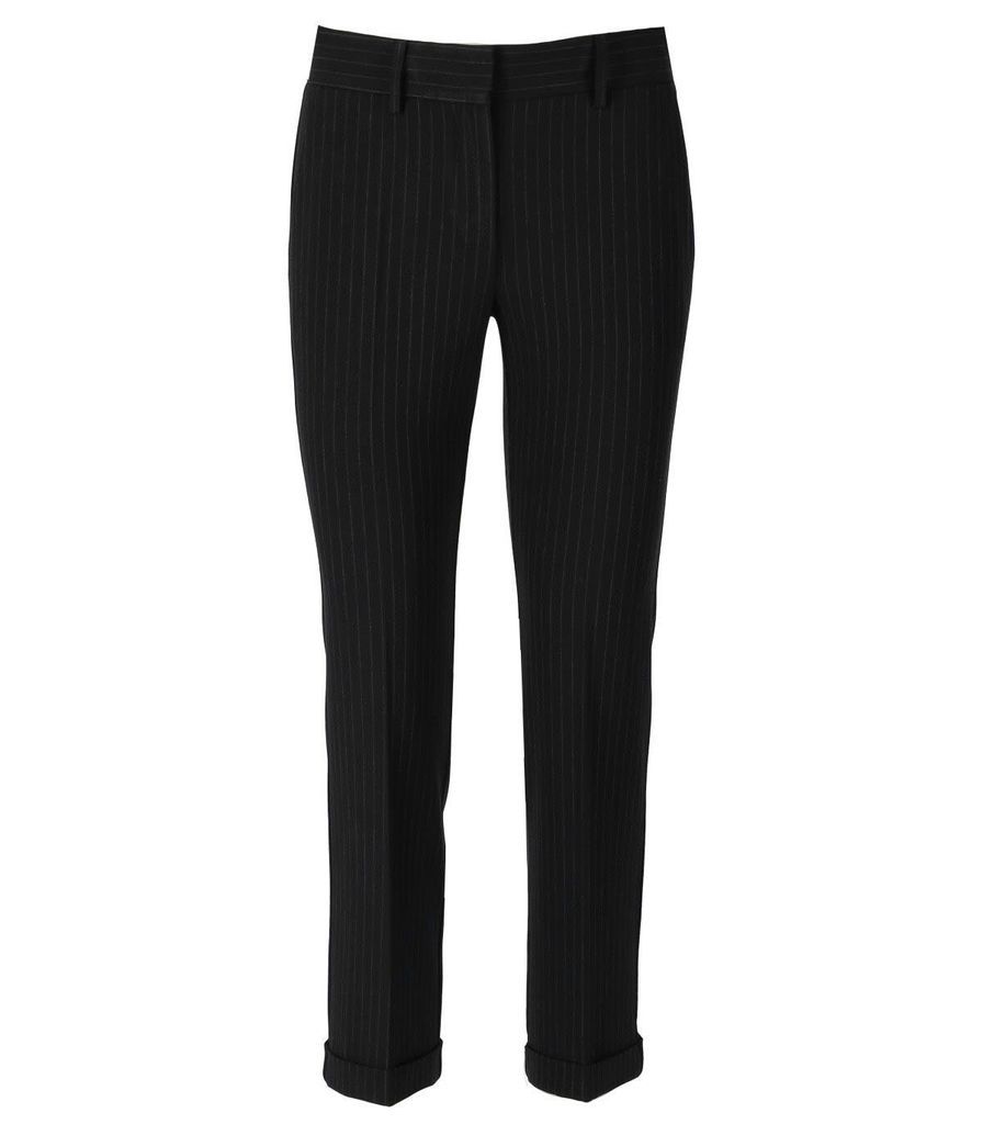Darrel New York Black Pinstripe Trousers