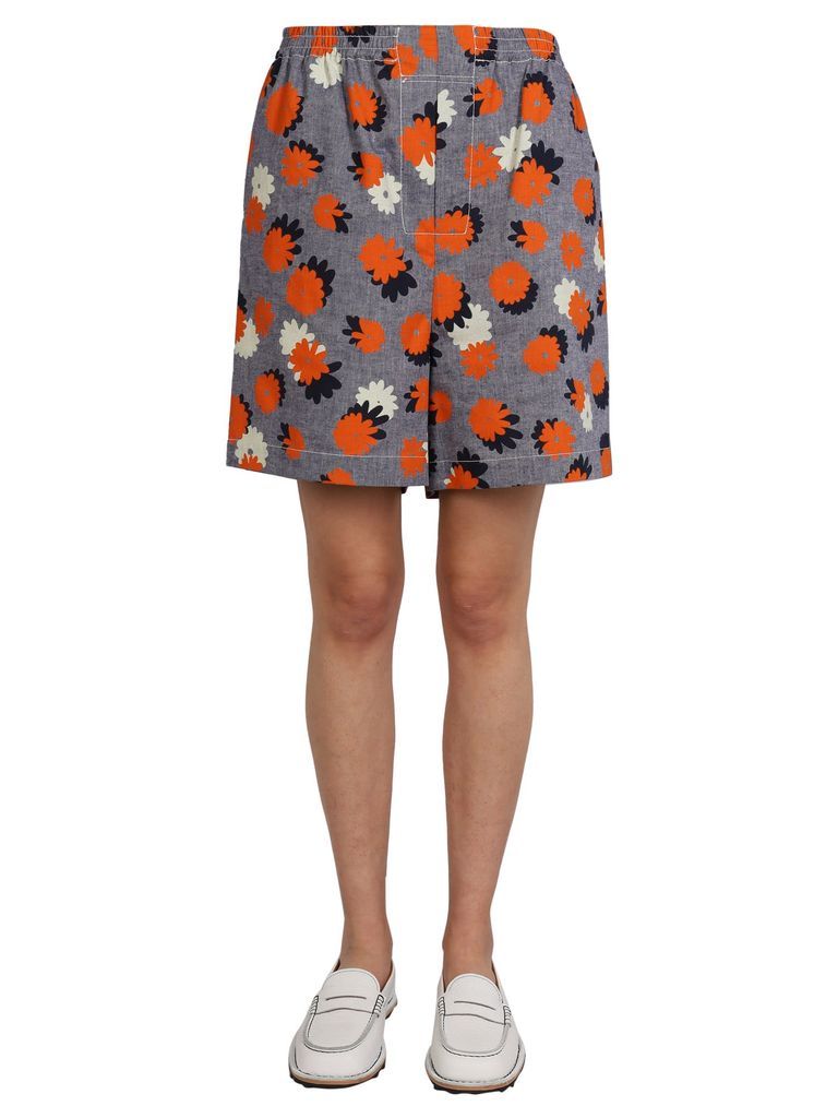 Floral Pattern Shorts