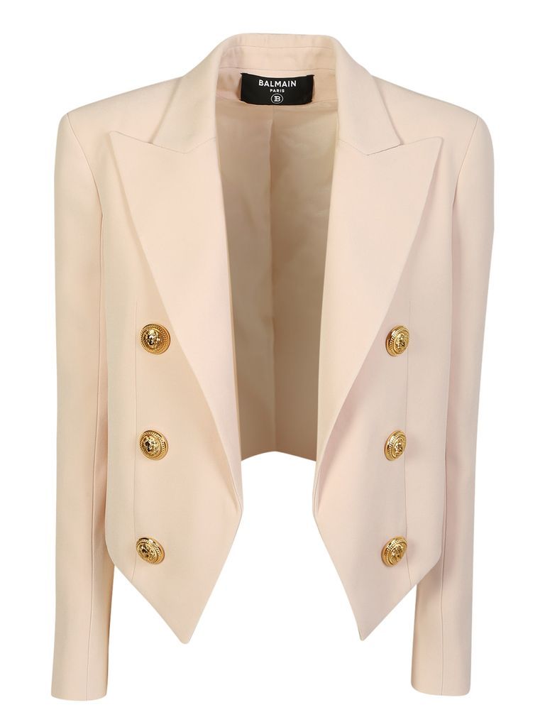 Fitted Jacket With Buttons In Detail