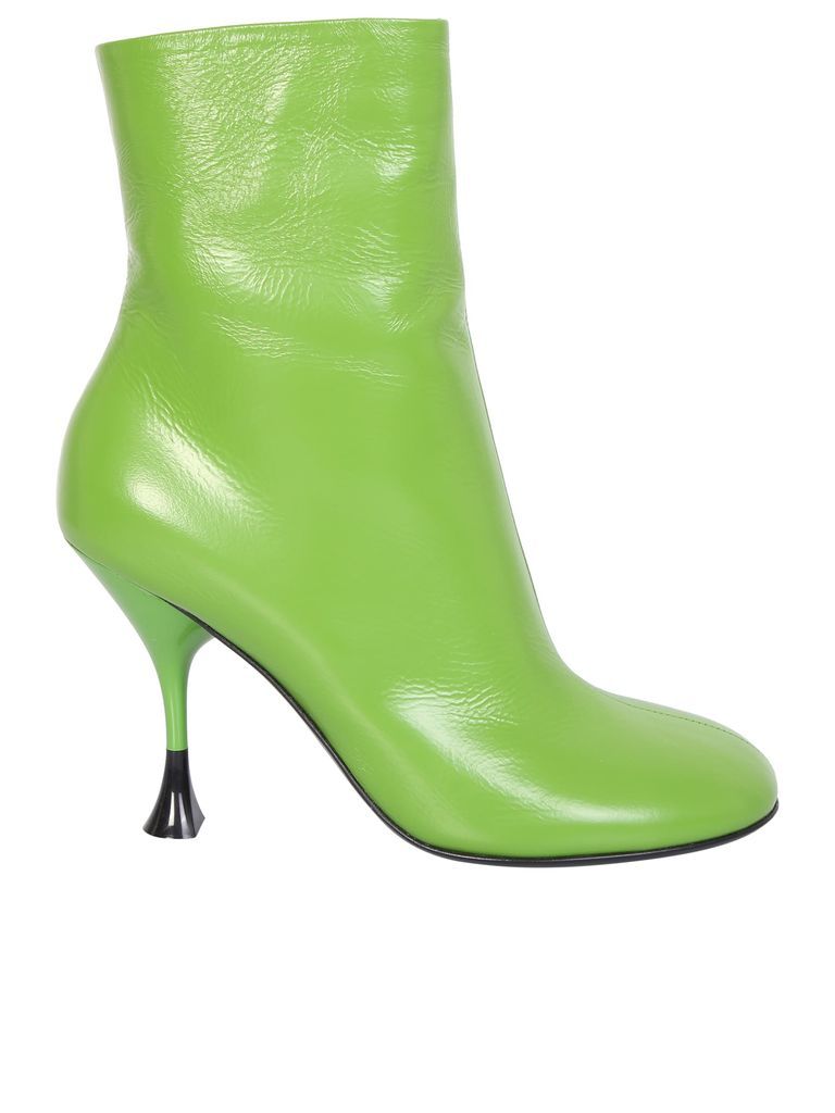 Green Lidia Ankle Boots