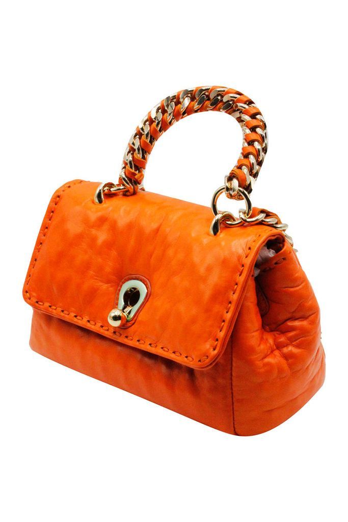 Handbag And Shoulder Bag In Soft Embossed Nappa