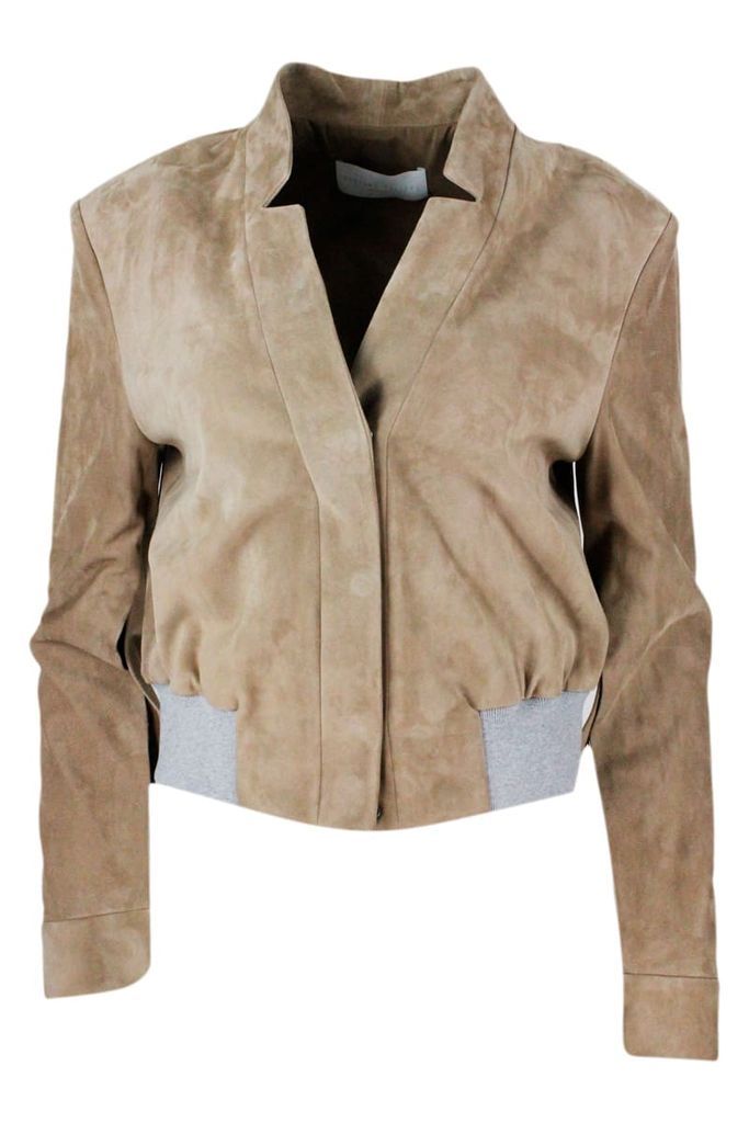 Jacket In Light Suede