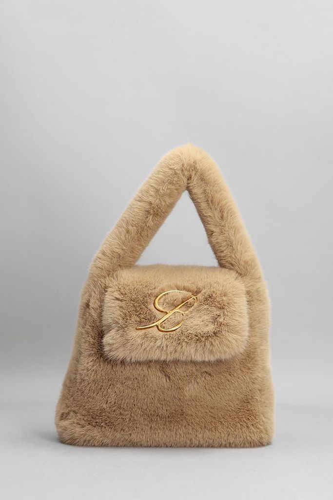 Hand Bag In Camel Polyester