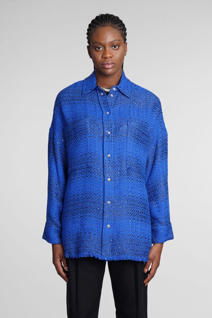 Hetas Shirt In Blue Polyester