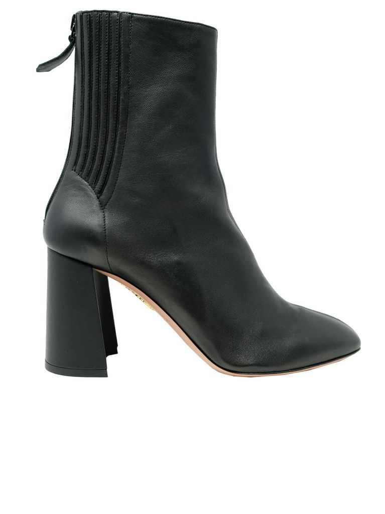 Nappa Black Leather Tres St Honore Bootie 85 Boots