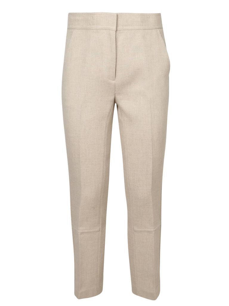 Phoebe Twill Trousers Ivory Trousers