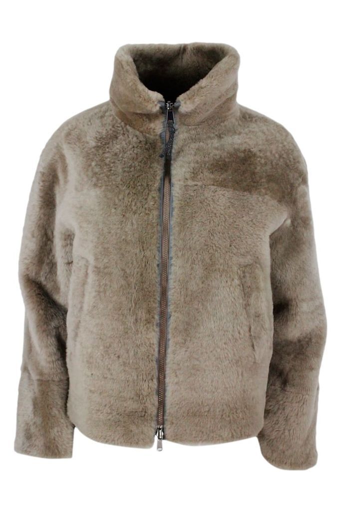 Reversible Jacket Jacket In Very Soft And Precious Shearling