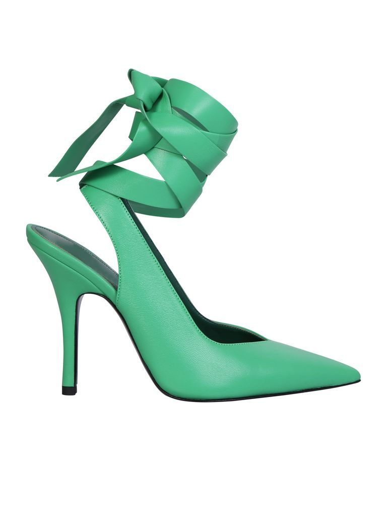 Green Slingback Venus Heel Shoes