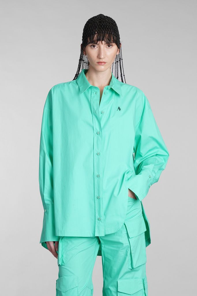 Diana Shirt In Green Cotton