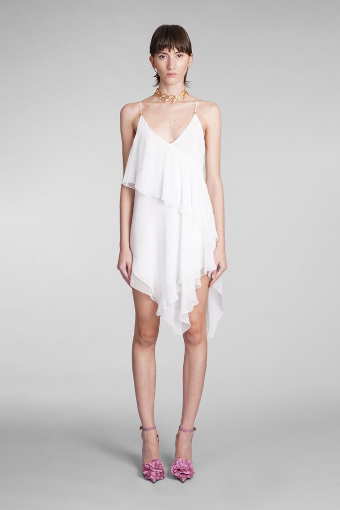 Dress In White Silk