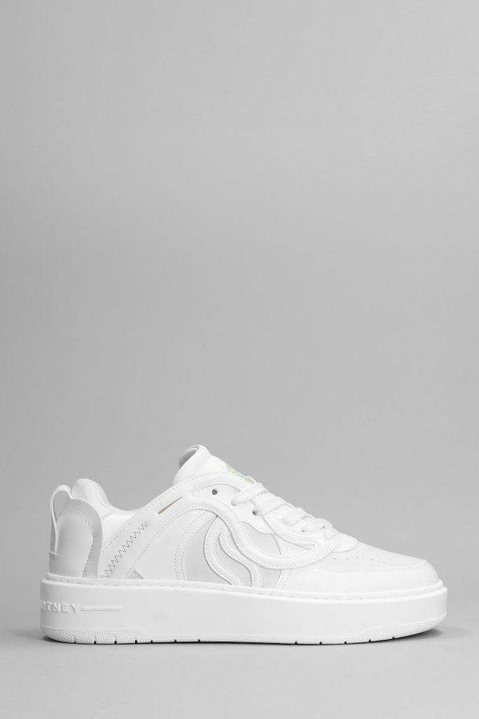 Sneakers In White Polyester