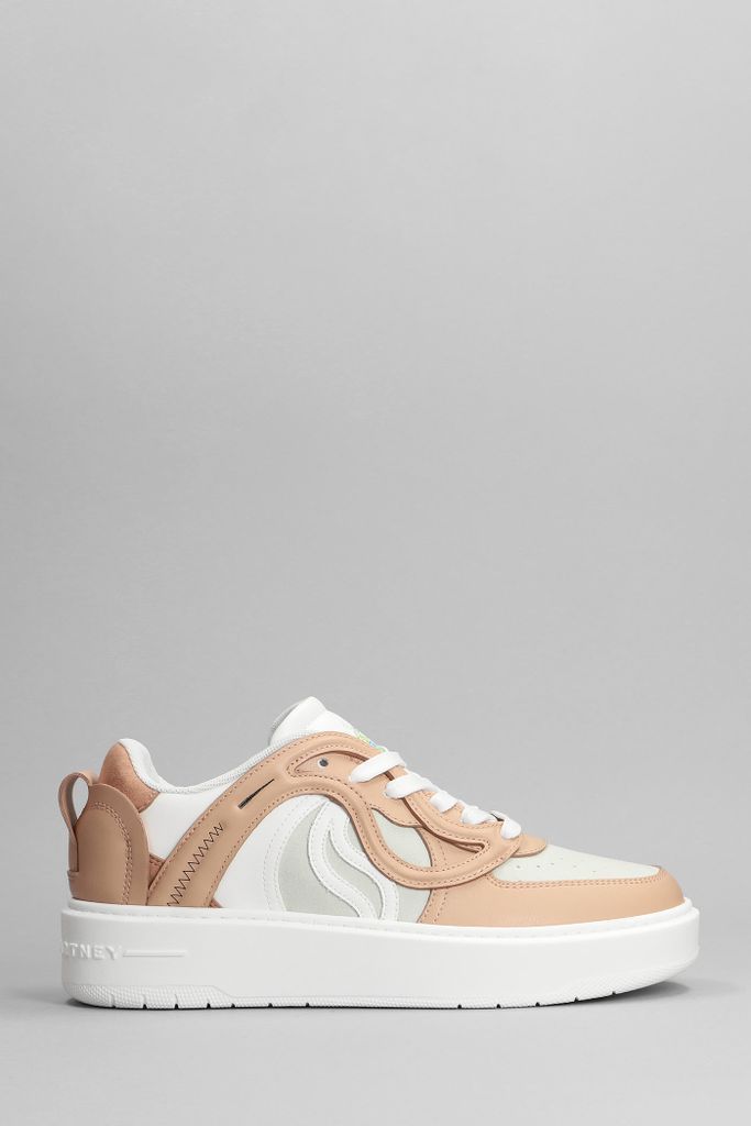 Sneakers In White Polyester