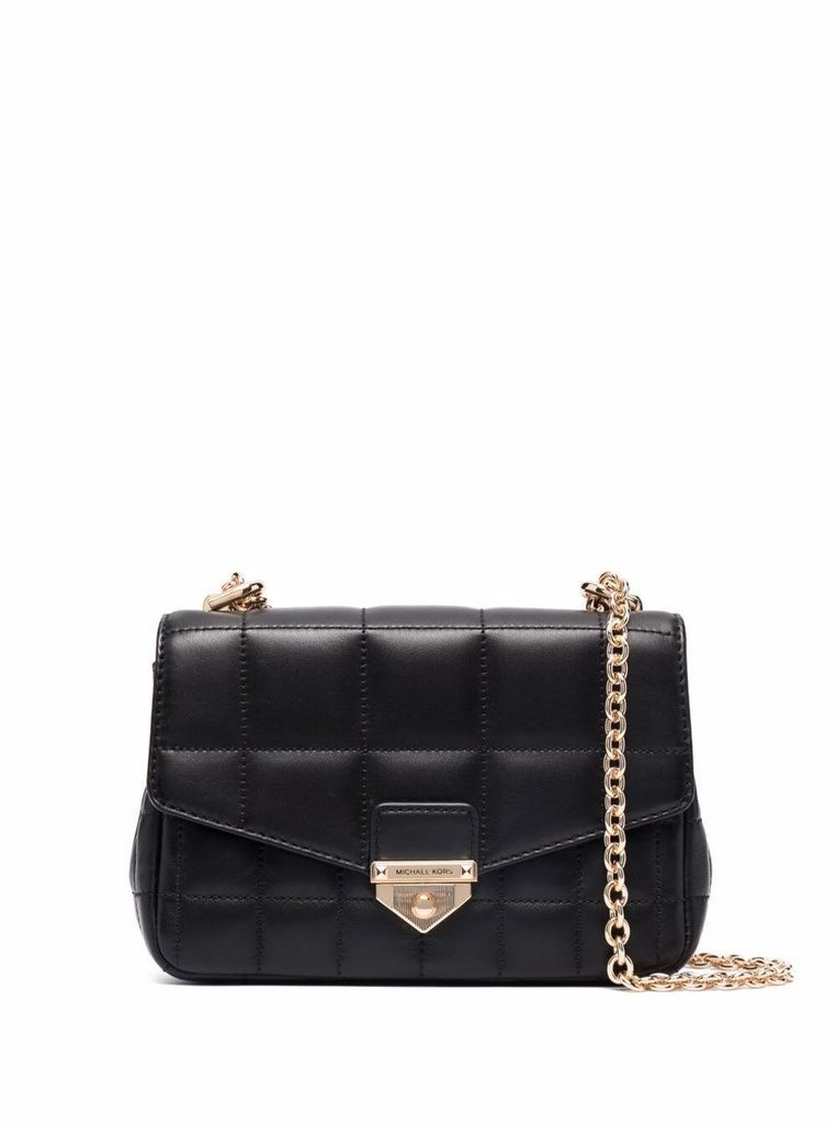 Soho Small Black Quilted Leather Crossbody Bag M Michael Kors Woman