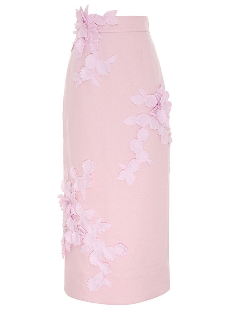 Flower Skirt In Lilac