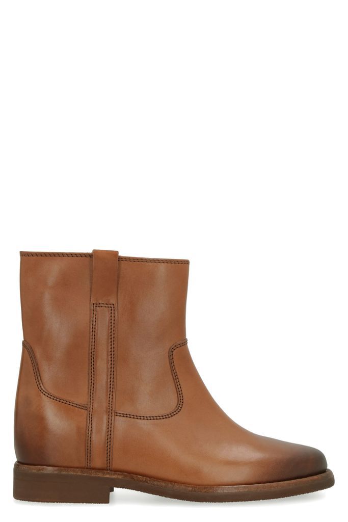 Susee Leather Ankle Boots