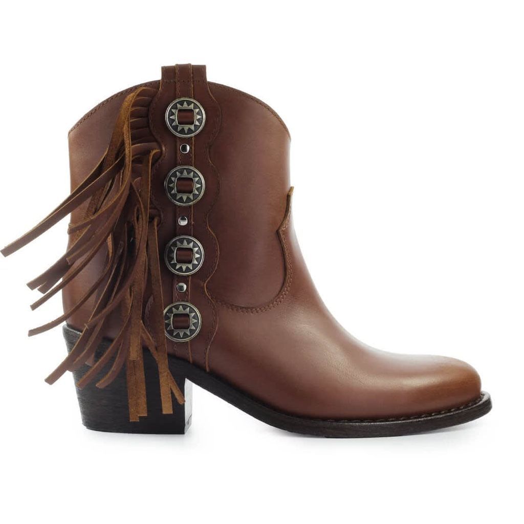 Malibù Vintage Brown Texan Ankle Boot