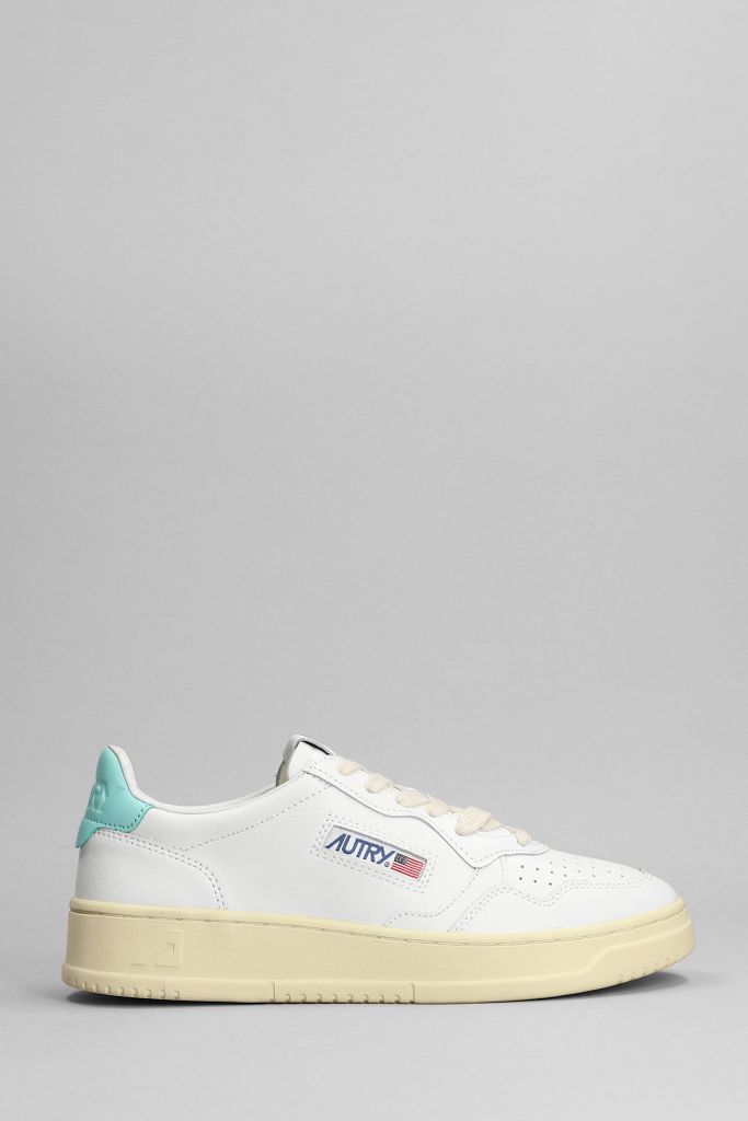 01 Sneakers In White Leather