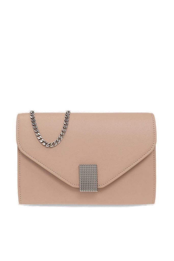 Polished Chained Shoulder Bag