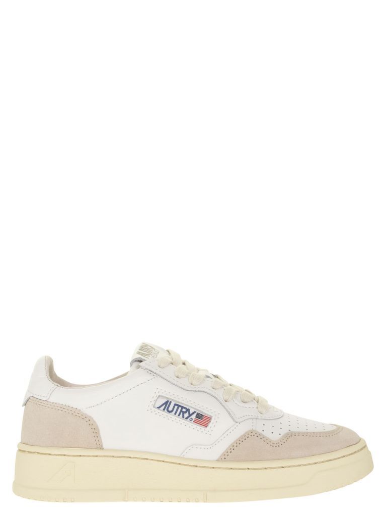 Medalist Low - Leather And Suede Sneakers