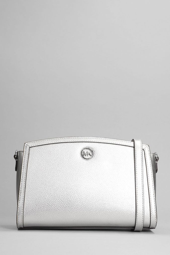 Chantal Shoulder Bag In Silver Leather