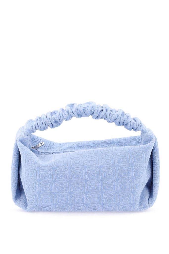 Velvet Scrunchie Small Top Handle Bag