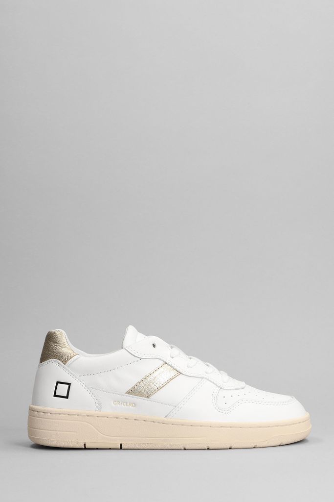 Court 2.0 Sneakers In White Leather