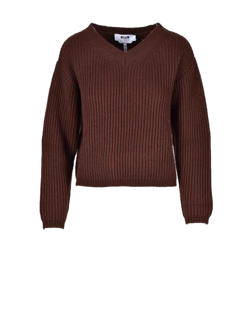 Womens Brown Sweater