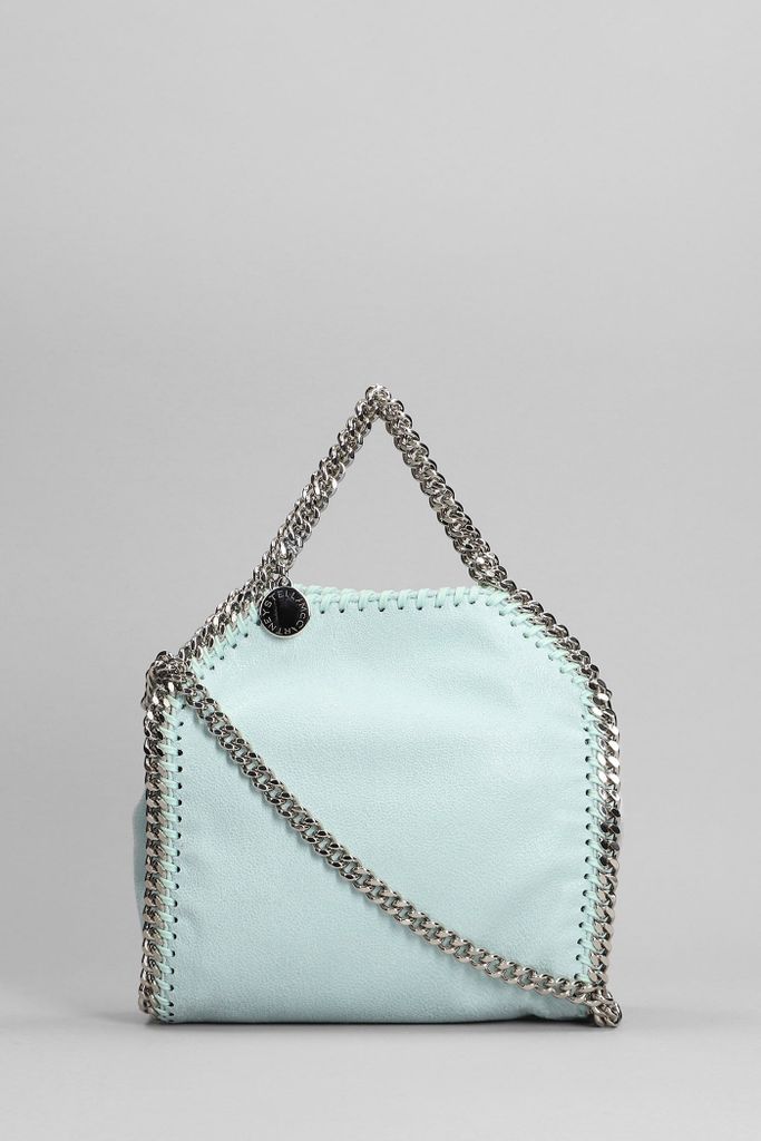Hand Bag In Cyan Polyester