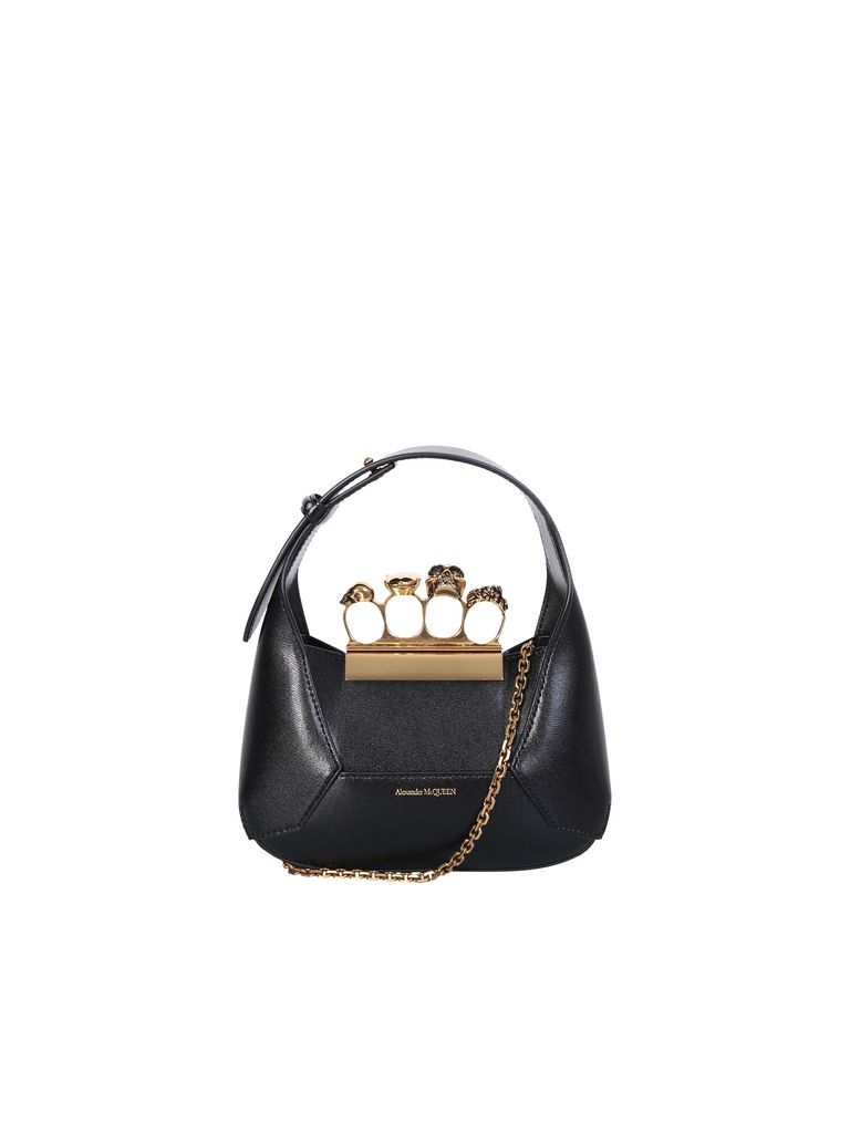 Black Jewel Hobo Mini Bag