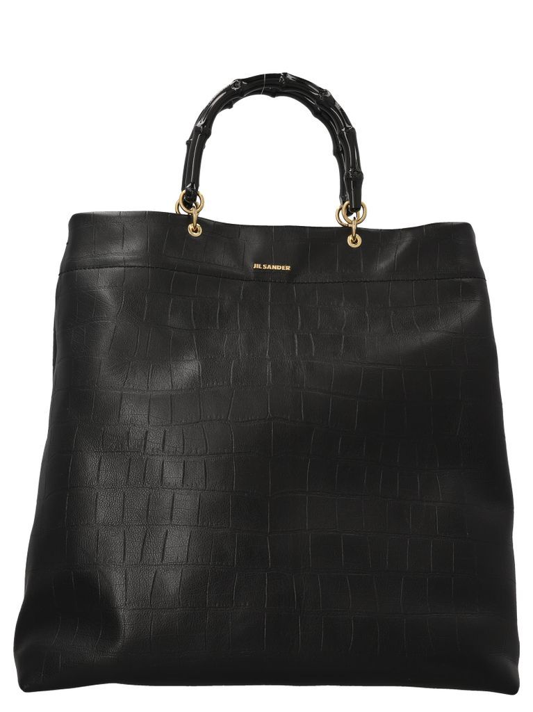 Croc Leather Shopping Bag