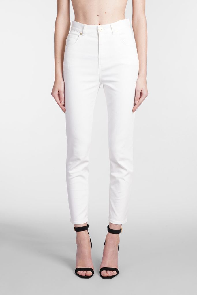 Jeans In White Denim