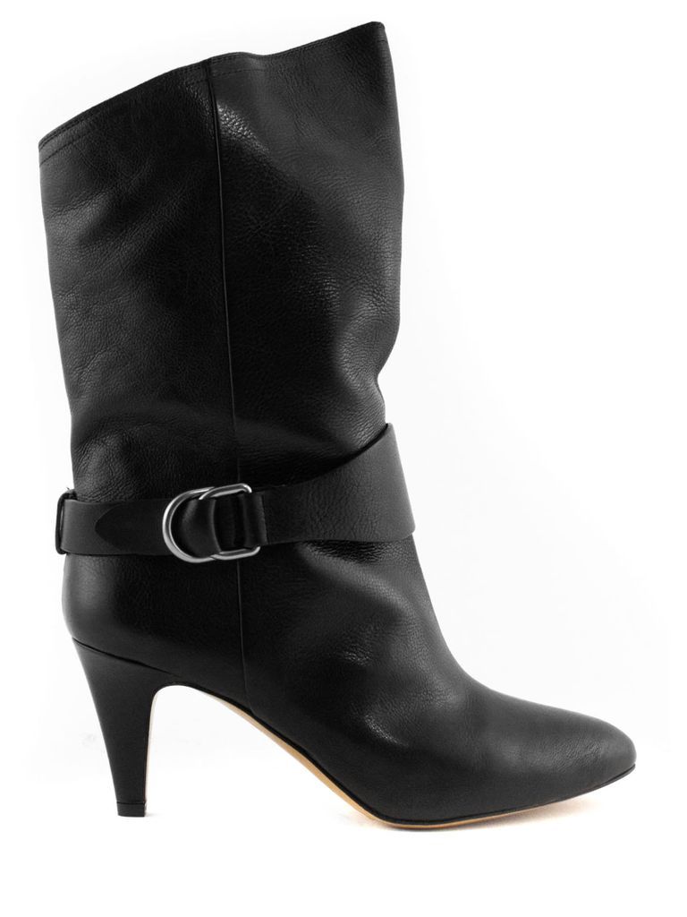Ankle Boot In Black Leather