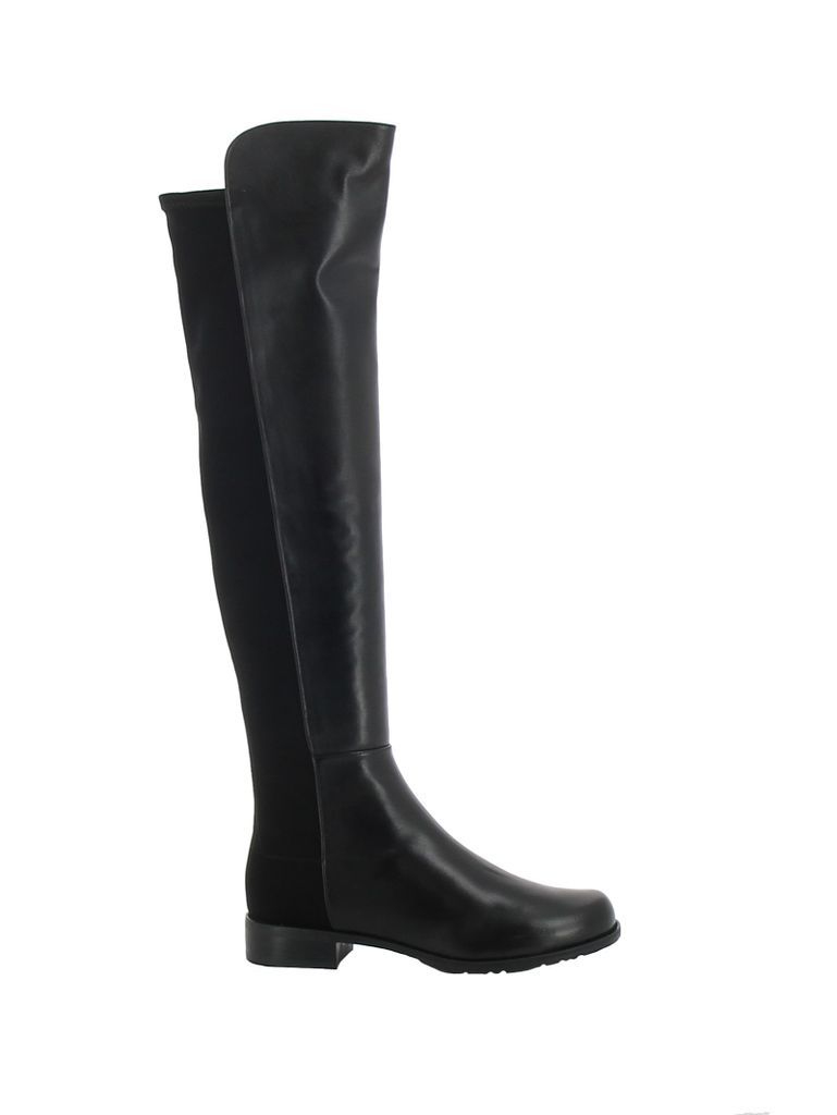 S3999 Black Leather 5050 Boots