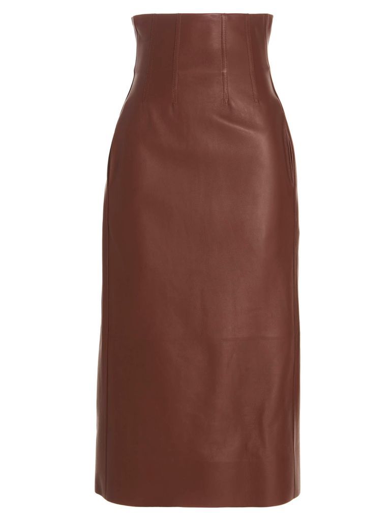 Leather Loungette Skirt