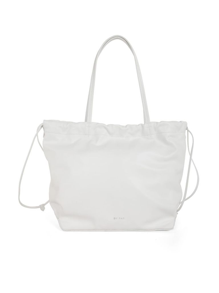 Oslo White Nappa Leather Shoulder Bag