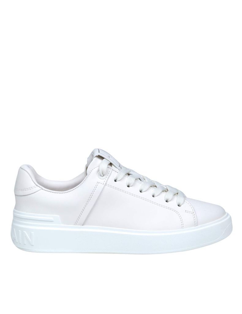Sneaker B Court In White Leather