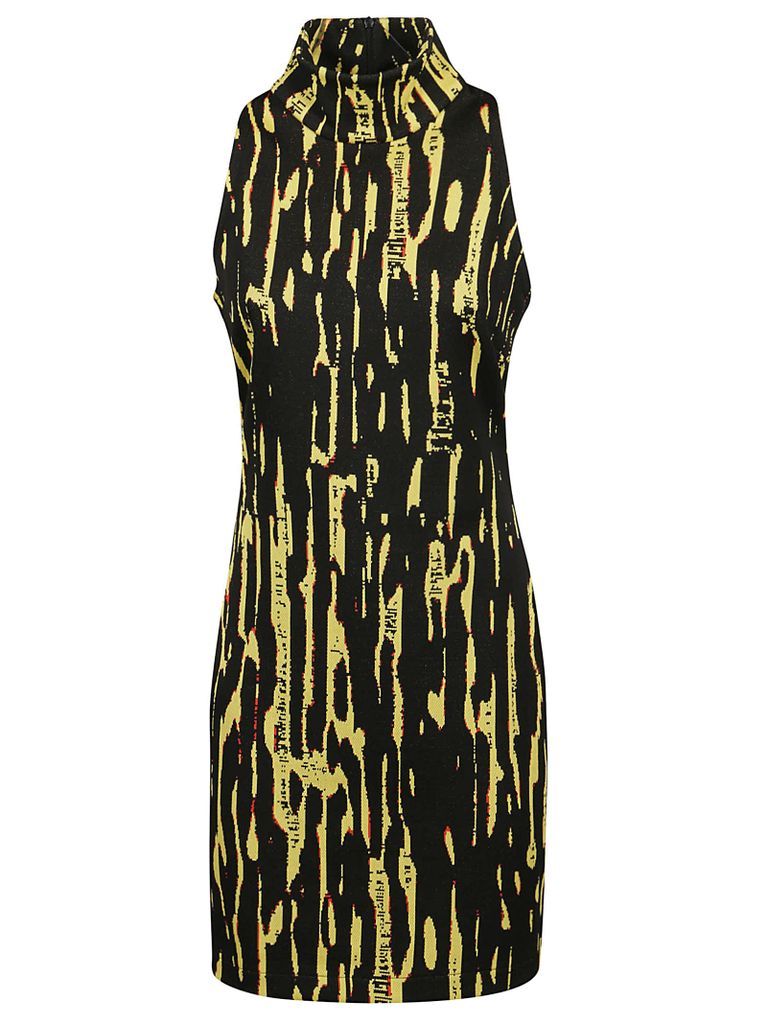 Jacquard Fitted Dress