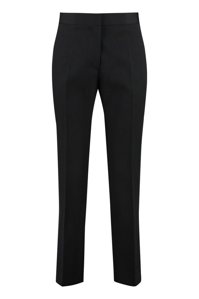 Wool Cropped Trousers
