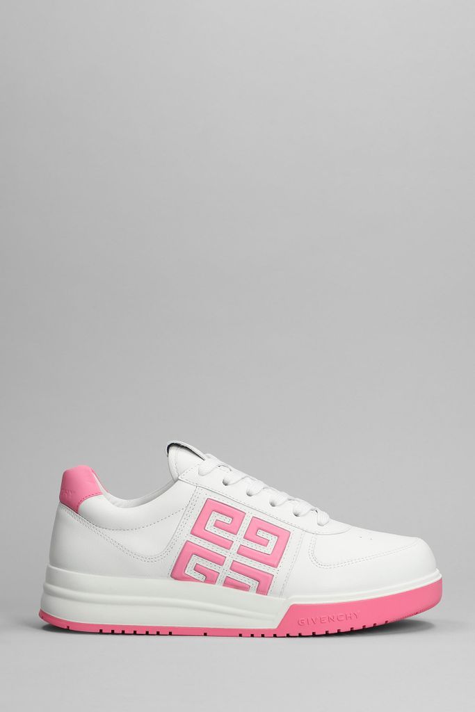 G4 Low Sneakers In White Leather