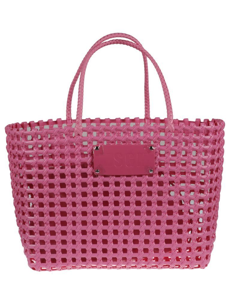 Logo Weaved Shopper Bag