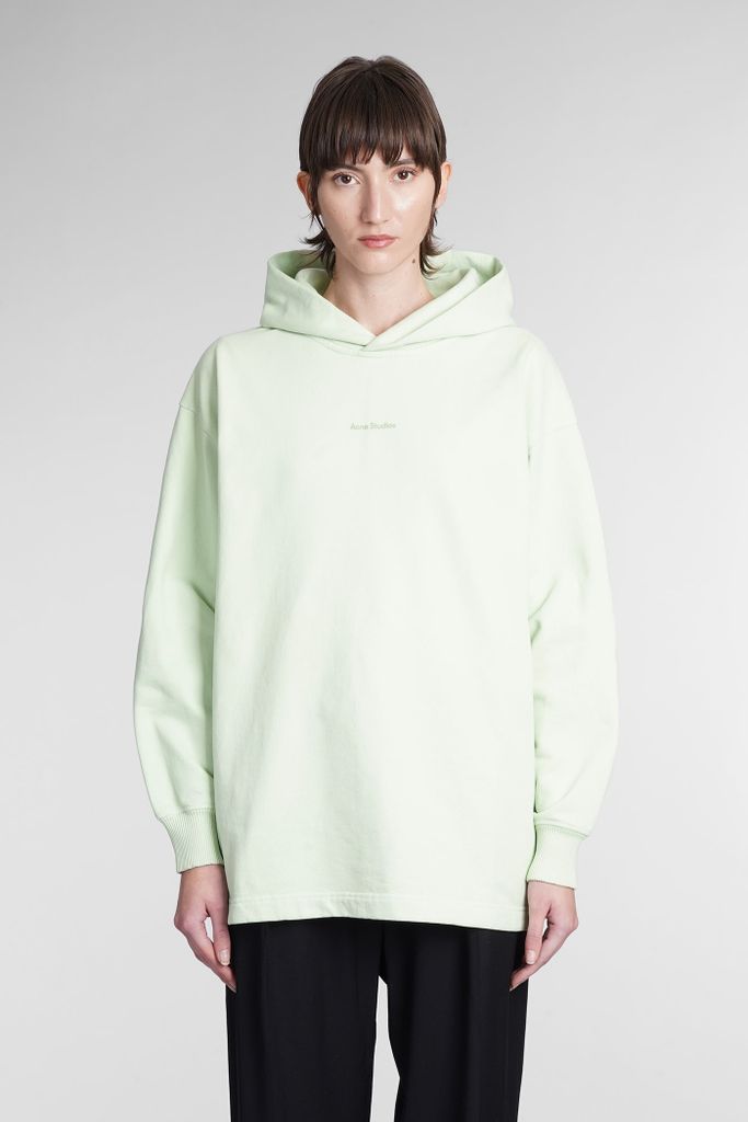 Sweatshirt In Green Cotton