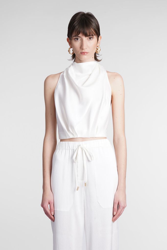 Adrienne Topwear In White Polyester