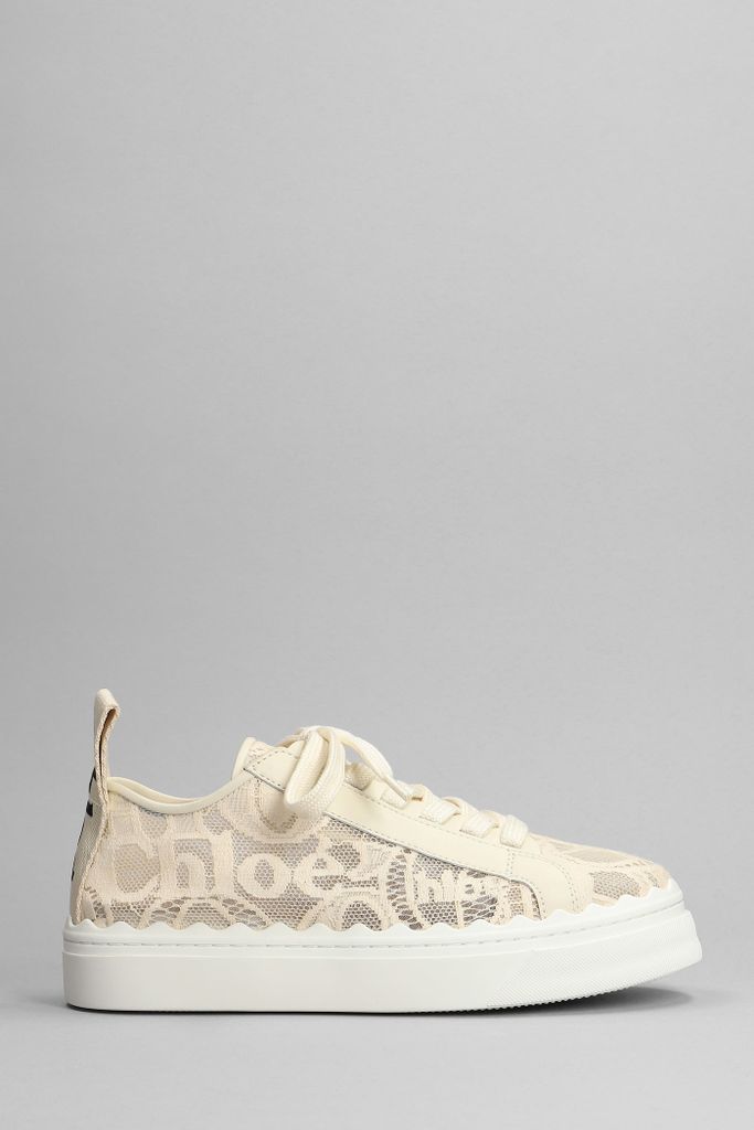 Lauren Sneakers In Beige Cotton