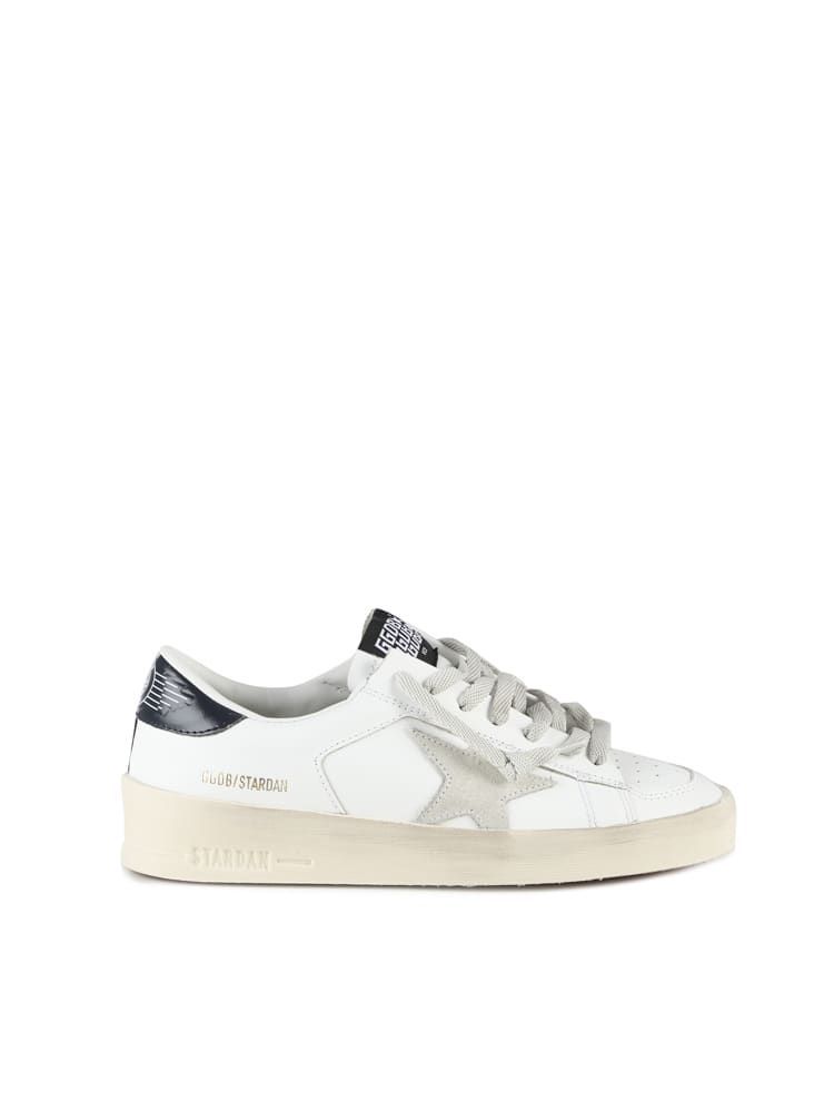 Leather Sneakers With Contrasting Inserts