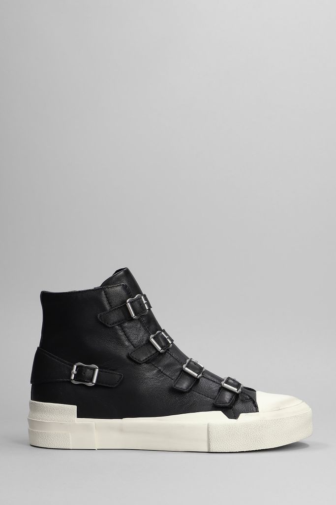 Gang Sneakers In Black Leather