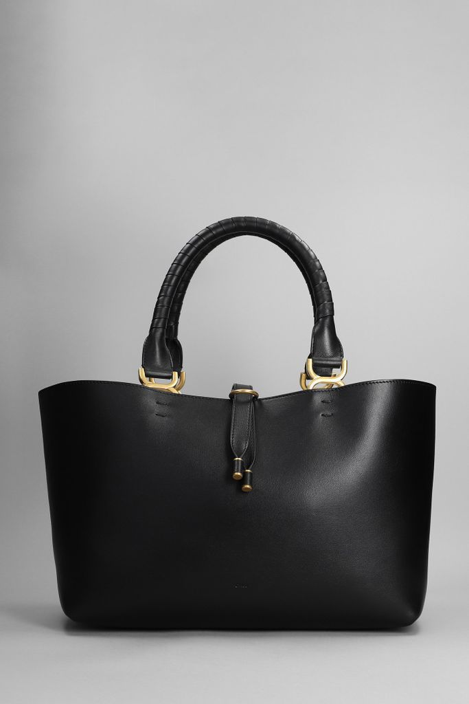 Marcie Tote In Black Leather