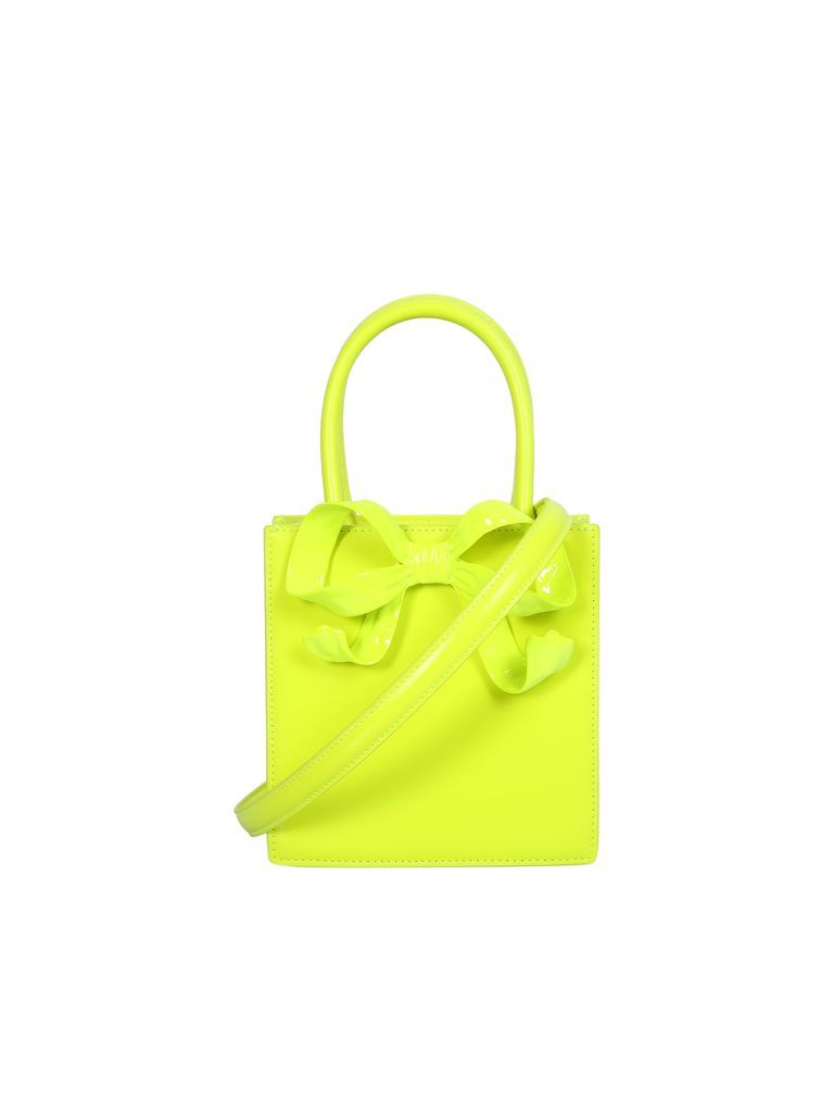 Bow Mini Tote Neon Yellow Bag