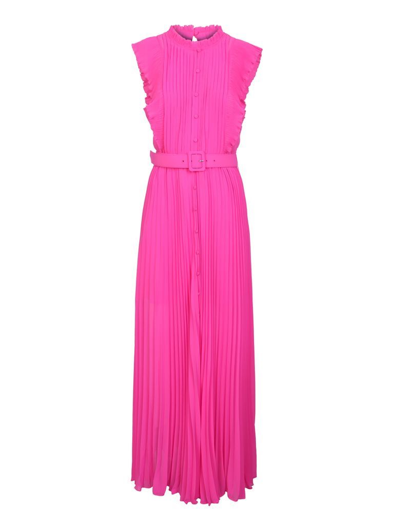 Midi Chiffon Pink Dress