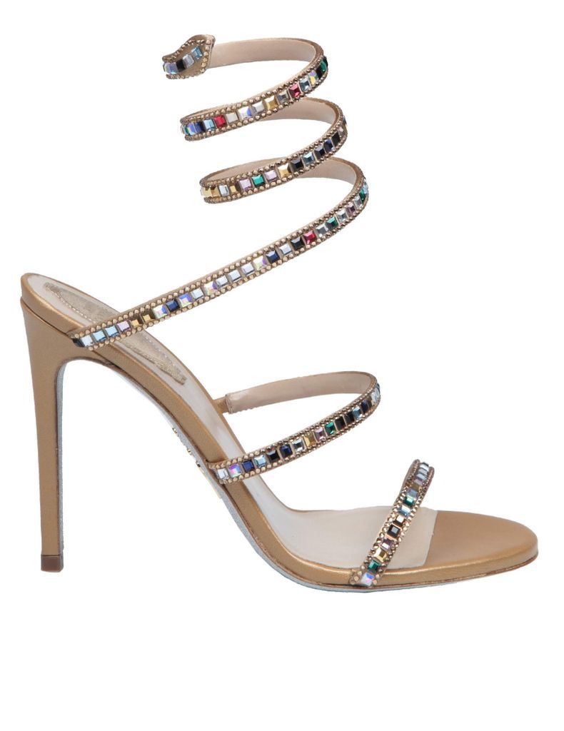 Cleo Sandal With Multicolor Crystals